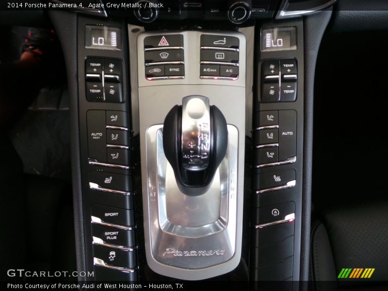 Agate Grey Metallic / Black 2014 Porsche Panamera 4