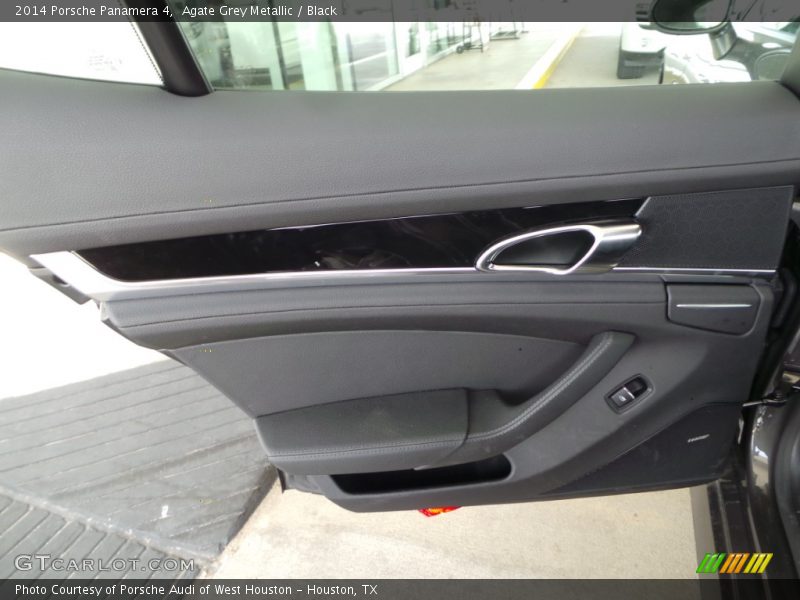 Agate Grey Metallic / Black 2014 Porsche Panamera 4