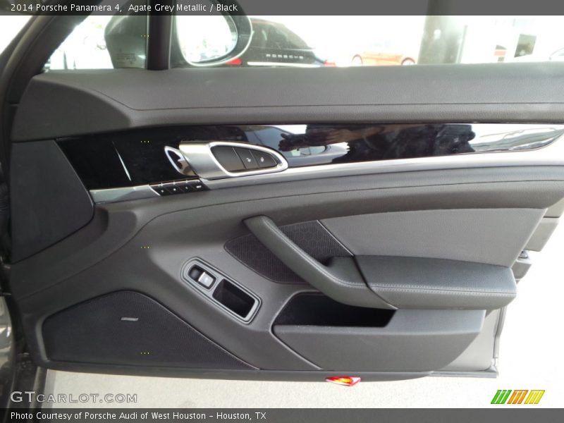 Agate Grey Metallic / Black 2014 Porsche Panamera 4