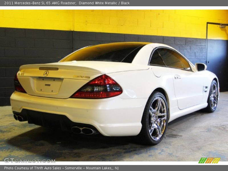Diamond White Metallic / Black 2011 Mercedes-Benz SL 65 AMG Roadster