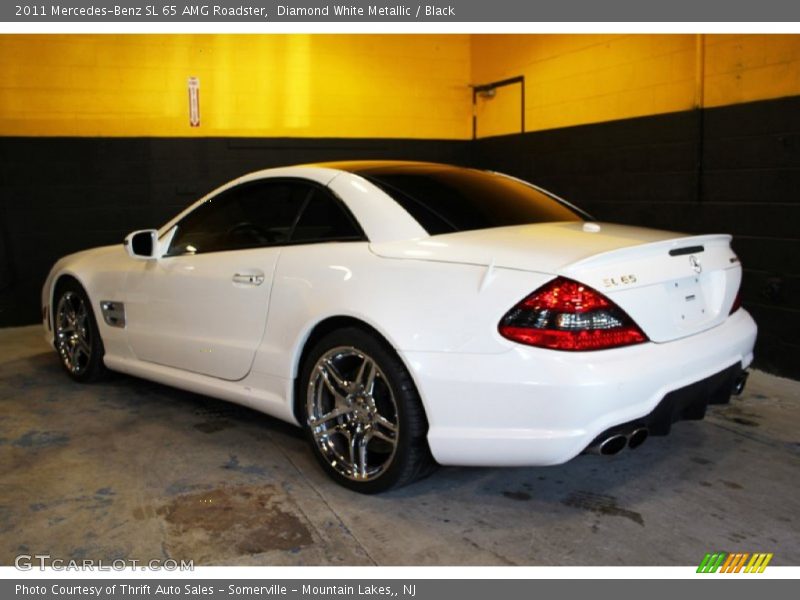 Diamond White Metallic / Black 2011 Mercedes-Benz SL 65 AMG Roadster