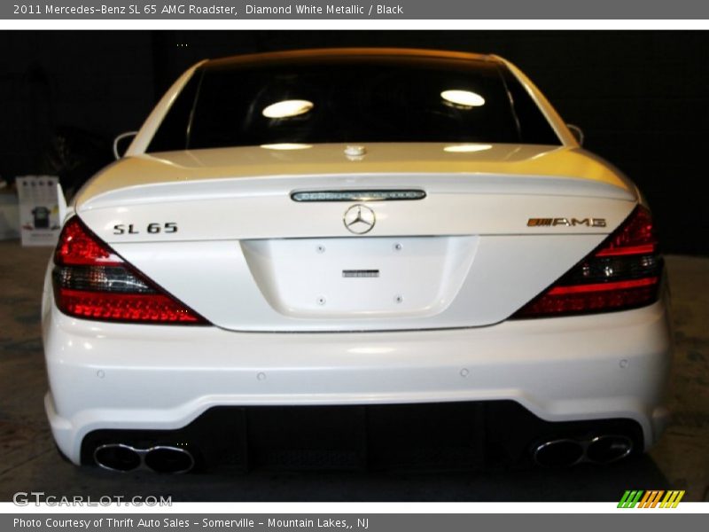 Diamond White Metallic / Black 2011 Mercedes-Benz SL 65 AMG Roadster