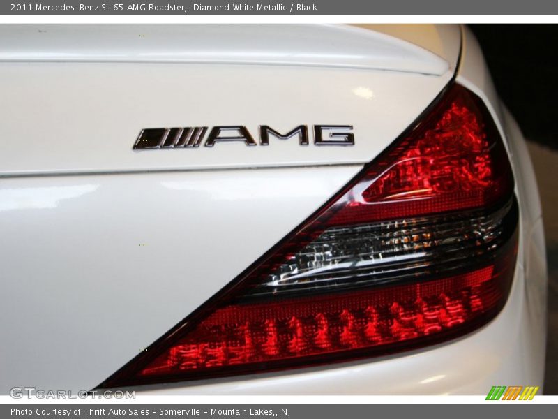 Diamond White Metallic / Black 2011 Mercedes-Benz SL 65 AMG Roadster