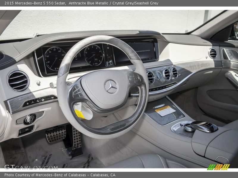  2015 S 550 Sedan Crystal Grey/Seashell Grey Interior