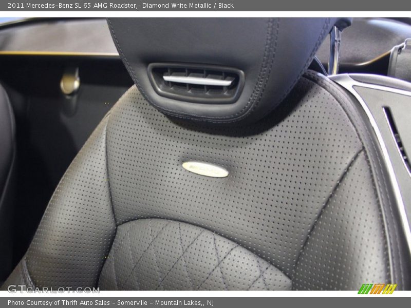 Diamond White Metallic / Black 2011 Mercedes-Benz SL 65 AMG Roadster
