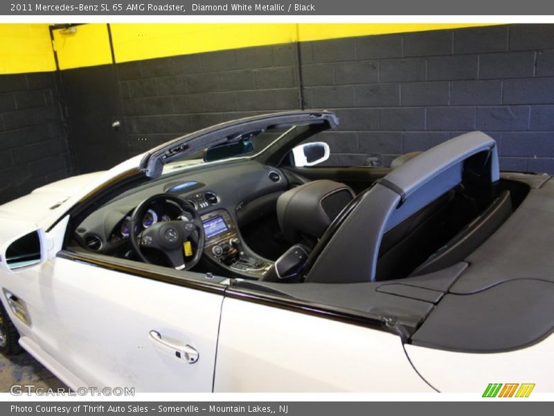 Diamond White Metallic / Black 2011 Mercedes-Benz SL 65 AMG Roadster