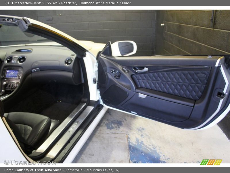 Diamond White Metallic / Black 2011 Mercedes-Benz SL 65 AMG Roadster
