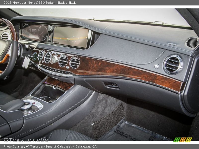 Black / Black 2015 Mercedes-Benz S 550 Sedan