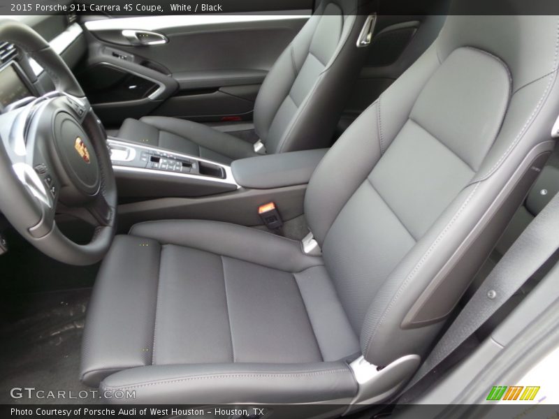 White / Black 2015 Porsche 911 Carrera 4S Coupe