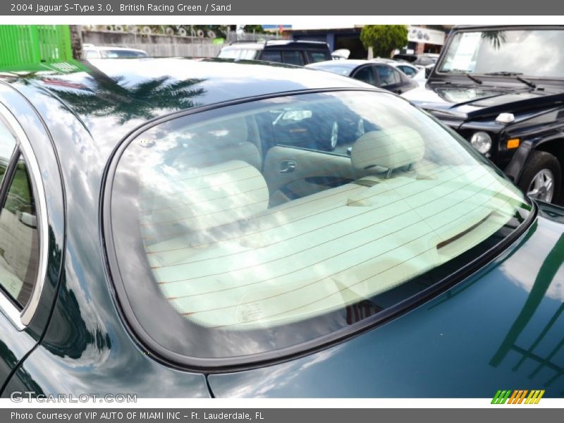 British Racing Green / Sand 2004 Jaguar S-Type 3.0