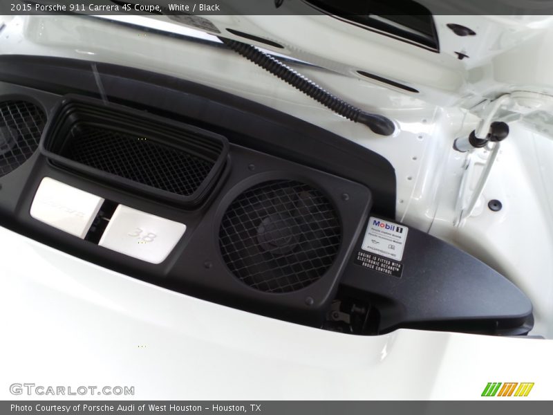 White / Black 2015 Porsche 911 Carrera 4S Coupe