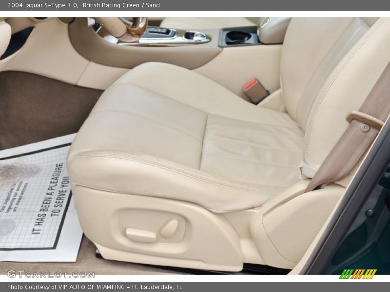 British Racing Green / Sand 2004 Jaguar S-Type 3.0
