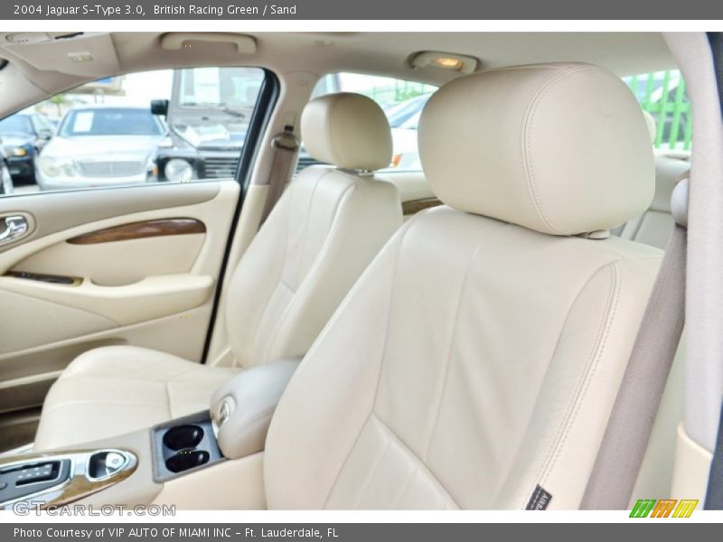 British Racing Green / Sand 2004 Jaguar S-Type 3.0