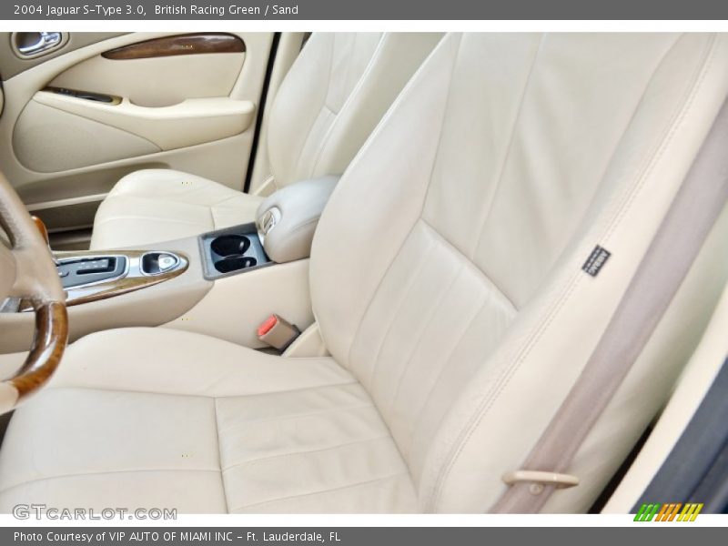 British Racing Green / Sand 2004 Jaguar S-Type 3.0