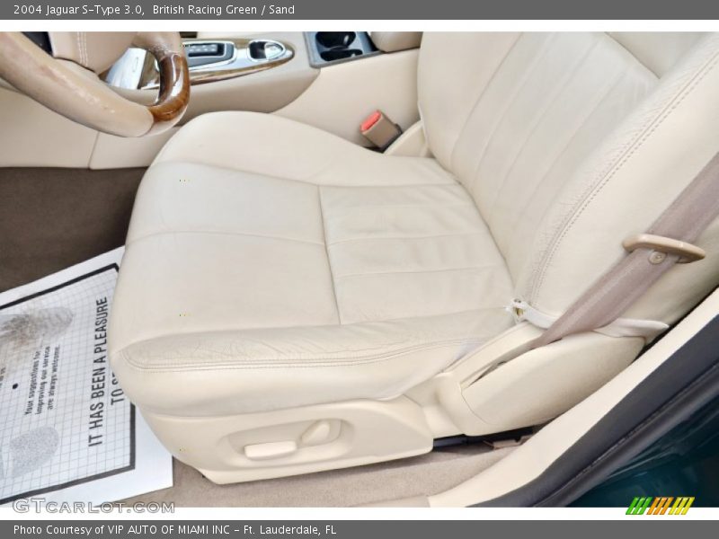 British Racing Green / Sand 2004 Jaguar S-Type 3.0