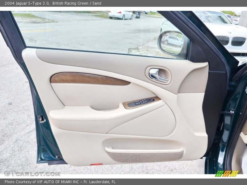 British Racing Green / Sand 2004 Jaguar S-Type 3.0