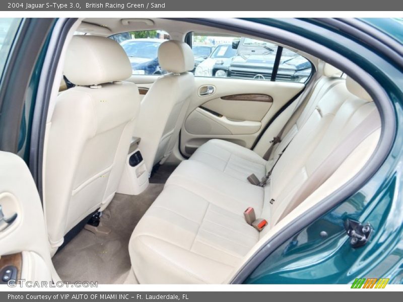 British Racing Green / Sand 2004 Jaguar S-Type 3.0
