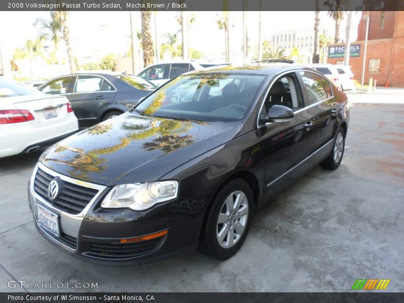 Mocha Brown / Black 2008 Volkswagen Passat Turbo Sedan