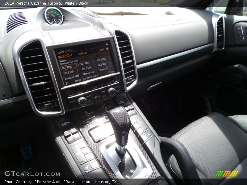 White / Black 2014 Porsche Cayenne Turbo S