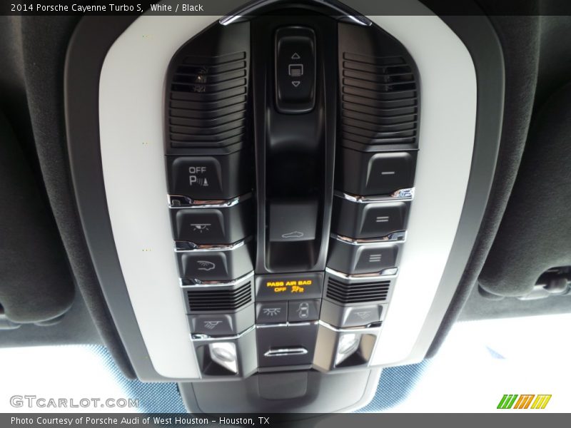 White / Black 2014 Porsche Cayenne Turbo S
