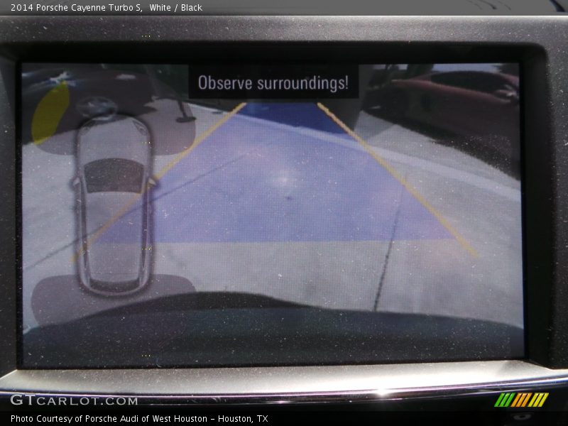 White / Black 2014 Porsche Cayenne Turbo S