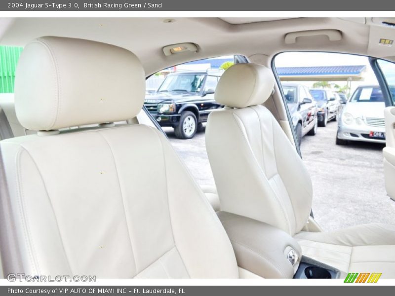 British Racing Green / Sand 2004 Jaguar S-Type 3.0