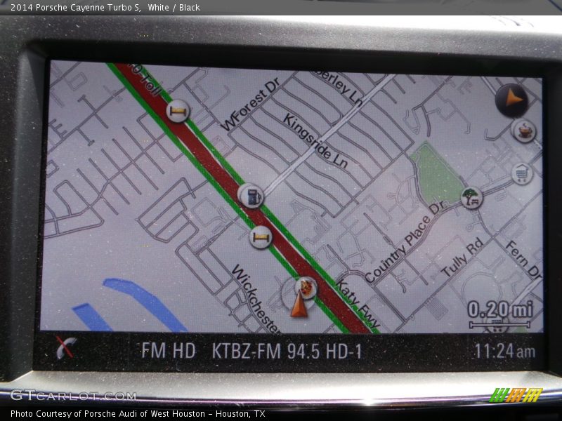 White / Black 2014 Porsche Cayenne Turbo S