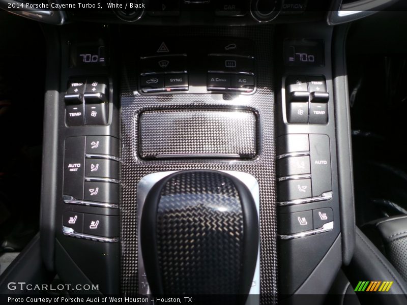 White / Black 2014 Porsche Cayenne Turbo S