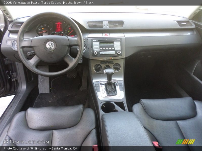 Mocha Brown / Black 2008 Volkswagen Passat Turbo Sedan