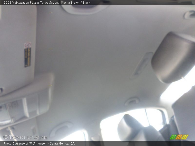 Mocha Brown / Black 2008 Volkswagen Passat Turbo Sedan