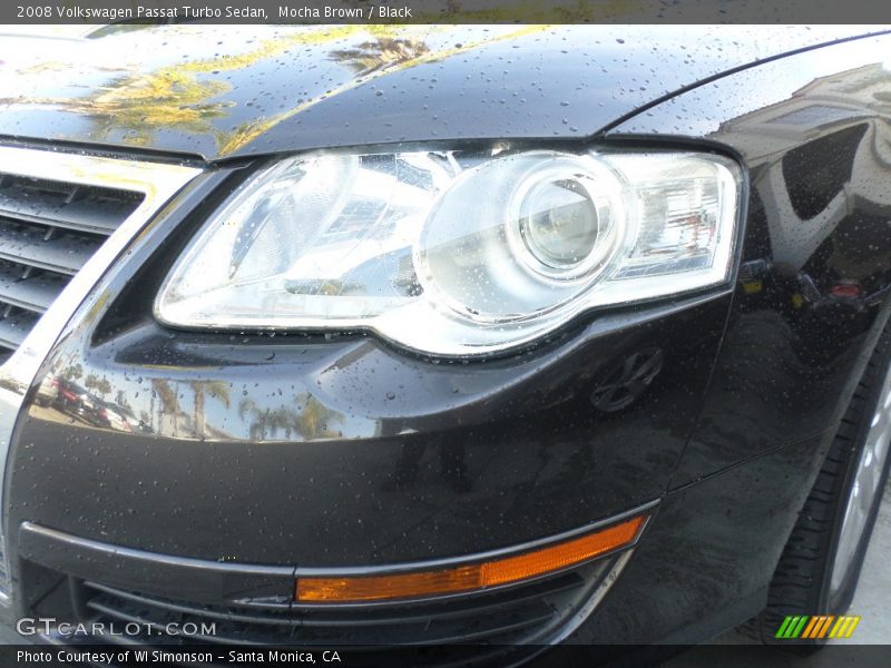 Mocha Brown / Black 2008 Volkswagen Passat Turbo Sedan