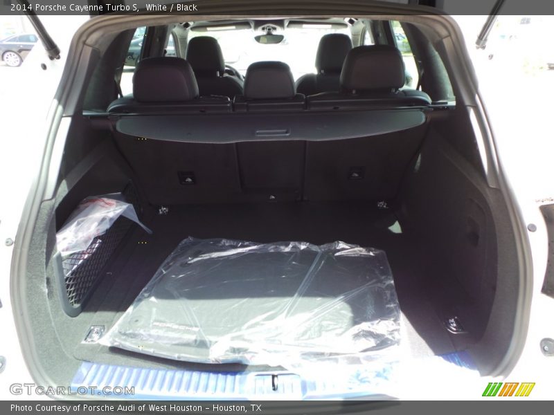 White / Black 2014 Porsche Cayenne Turbo S