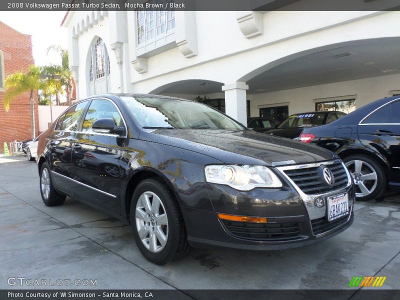 Mocha Brown / Black 2008 Volkswagen Passat Turbo Sedan