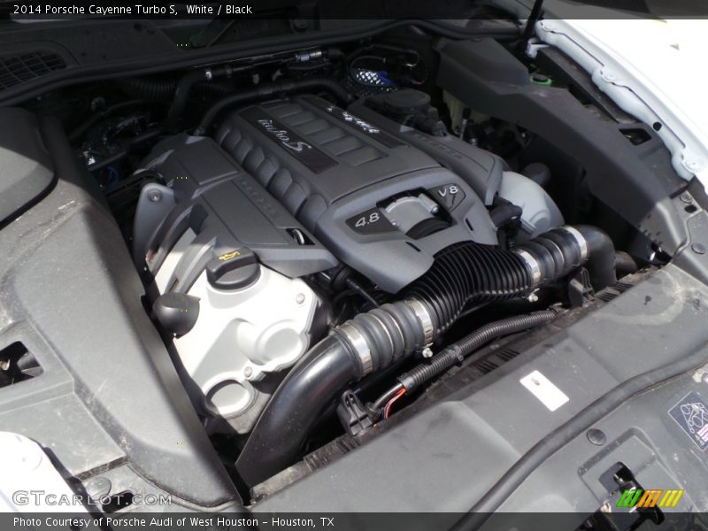 White / Black 2014 Porsche Cayenne Turbo S