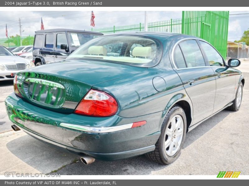 British Racing Green / Sand 2004 Jaguar S-Type 3.0