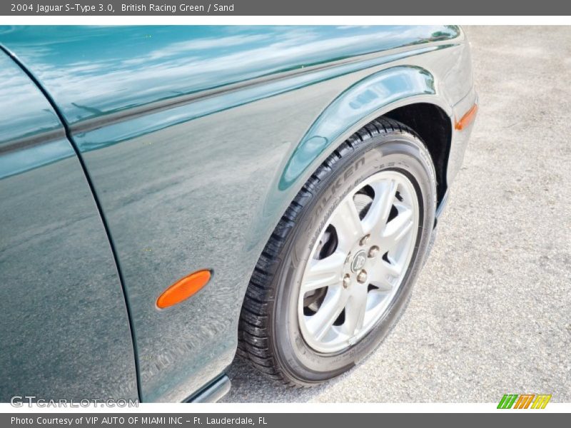British Racing Green / Sand 2004 Jaguar S-Type 3.0