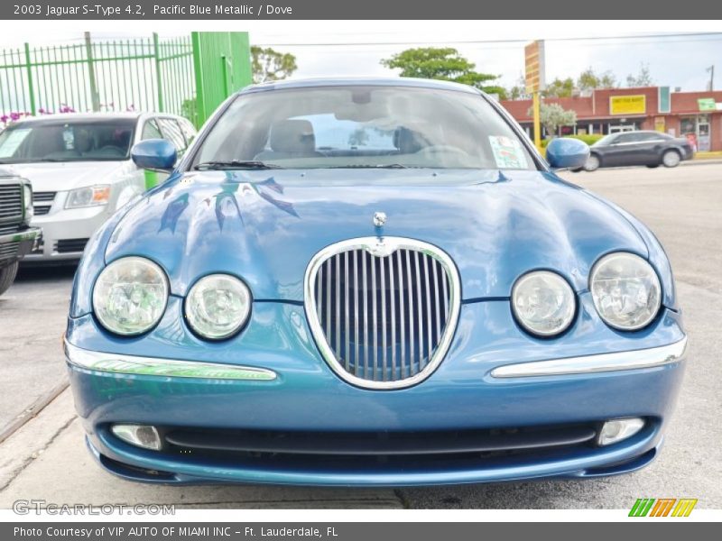 Pacific Blue Metallic / Dove 2003 Jaguar S-Type 4.2