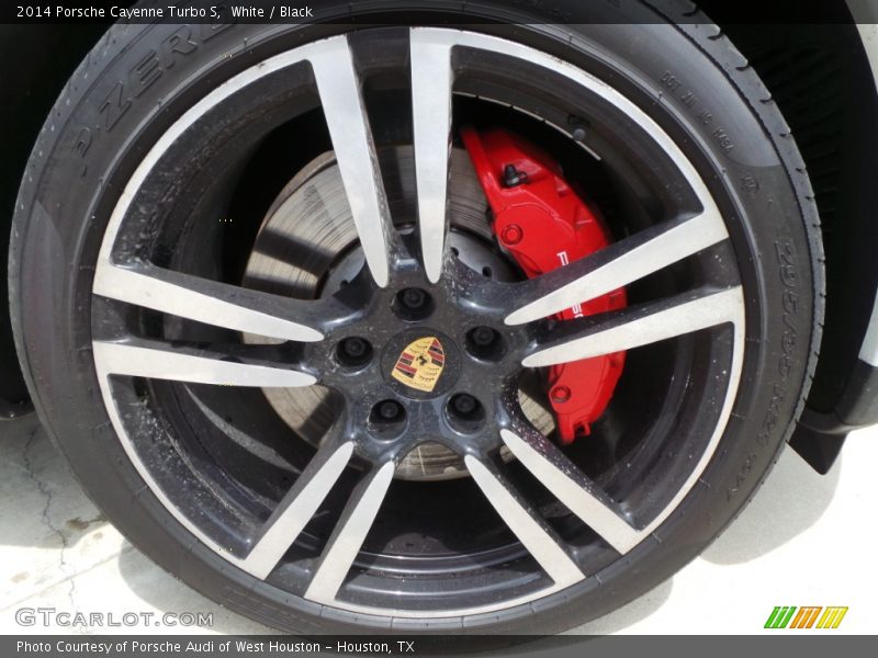 White / Black 2014 Porsche Cayenne Turbo S