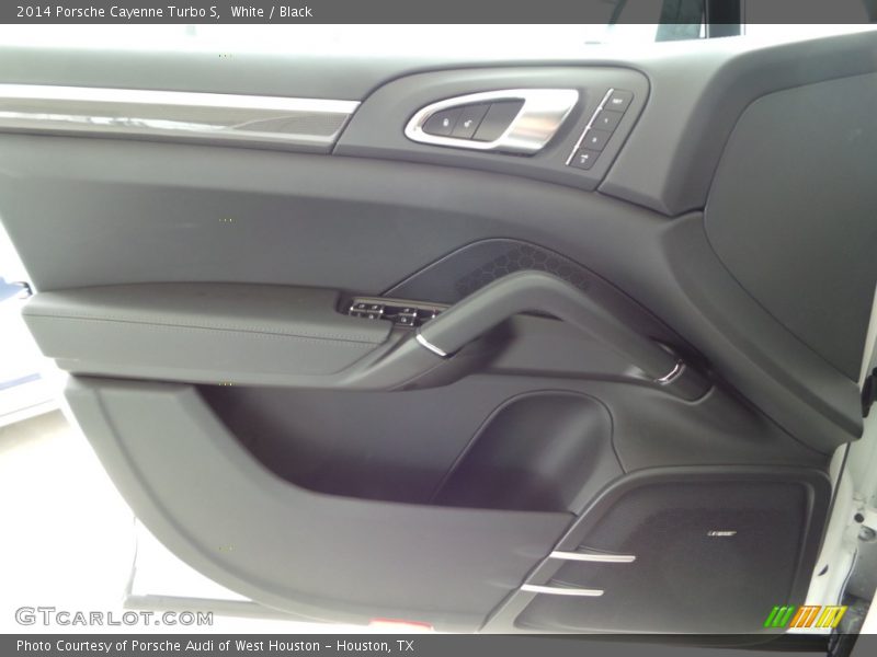 White / Black 2014 Porsche Cayenne Turbo S