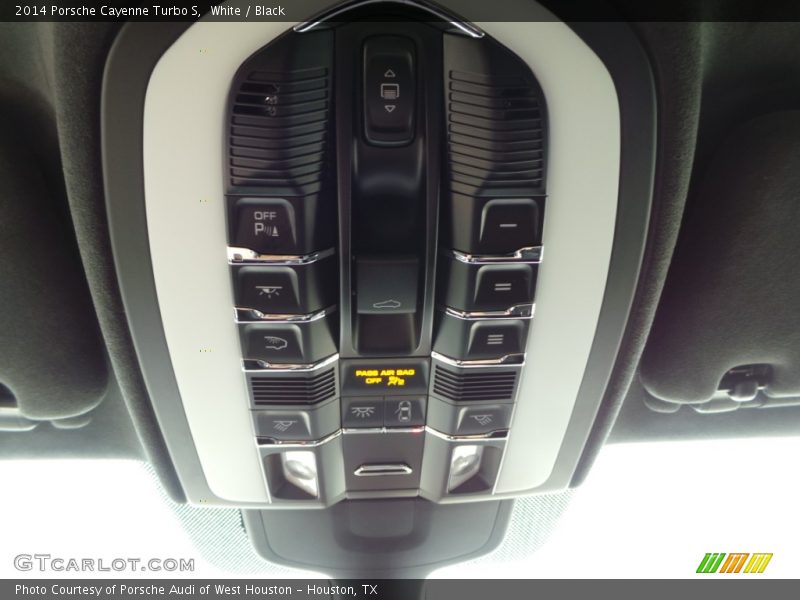 White / Black 2014 Porsche Cayenne Turbo S