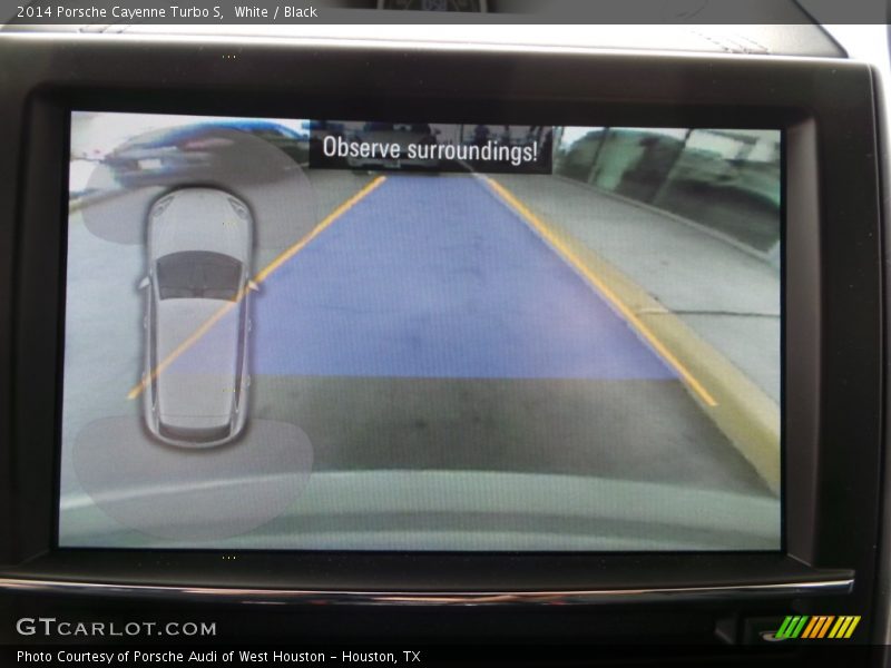 White / Black 2014 Porsche Cayenne Turbo S
