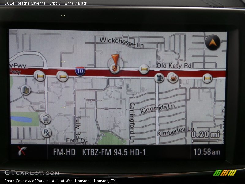 White / Black 2014 Porsche Cayenne Turbo S