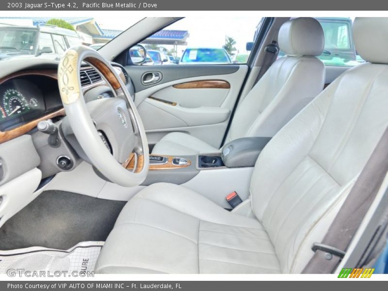 Pacific Blue Metallic / Dove 2003 Jaguar S-Type 4.2