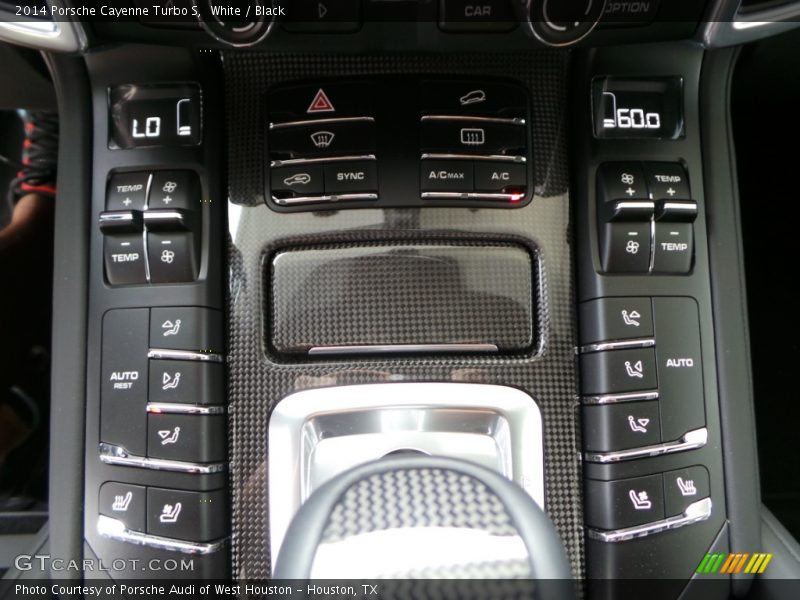White / Black 2014 Porsche Cayenne Turbo S