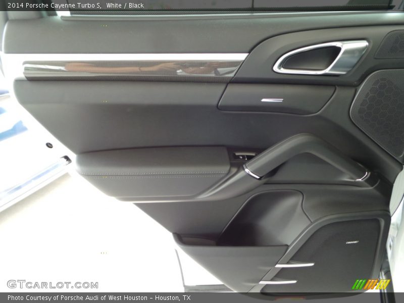 White / Black 2014 Porsche Cayenne Turbo S