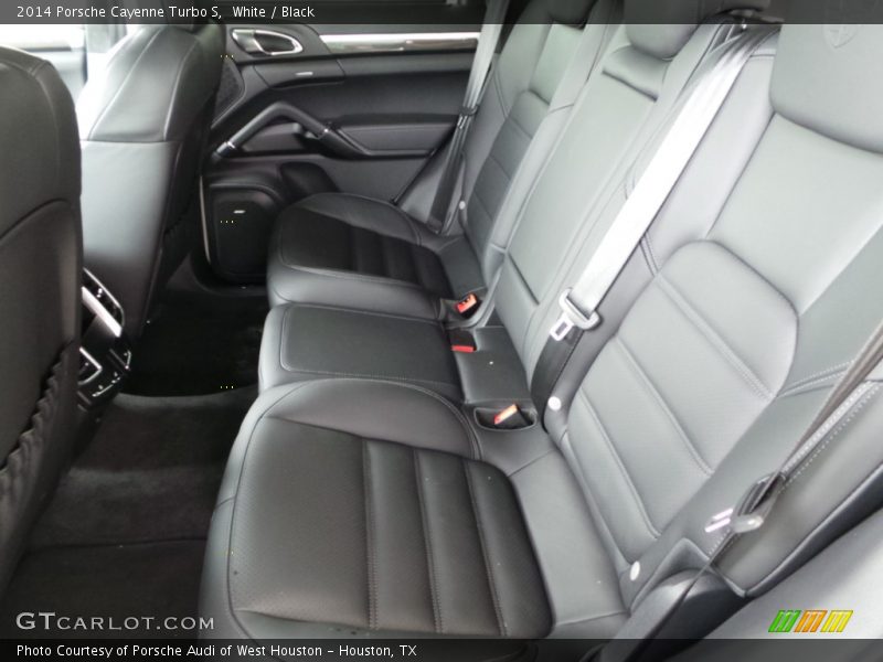 White / Black 2014 Porsche Cayenne Turbo S