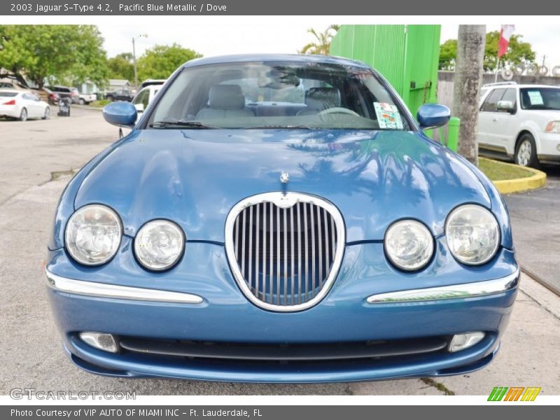 Pacific Blue Metallic / Dove 2003 Jaguar S-Type 4.2