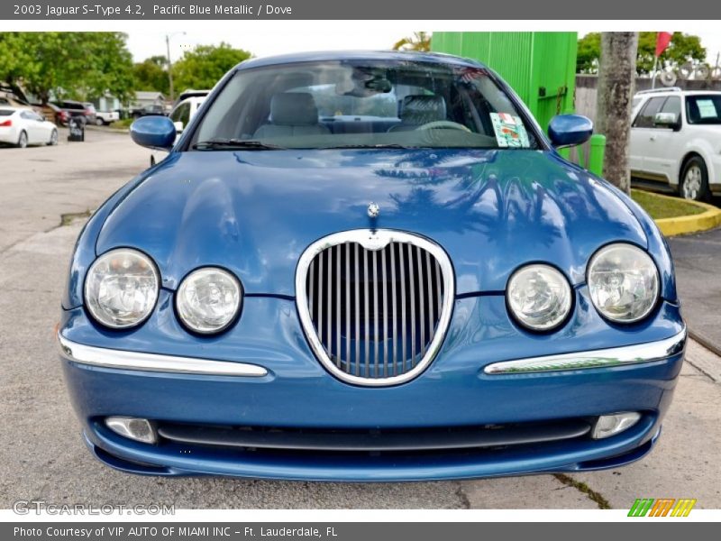 Pacific Blue Metallic / Dove 2003 Jaguar S-Type 4.2