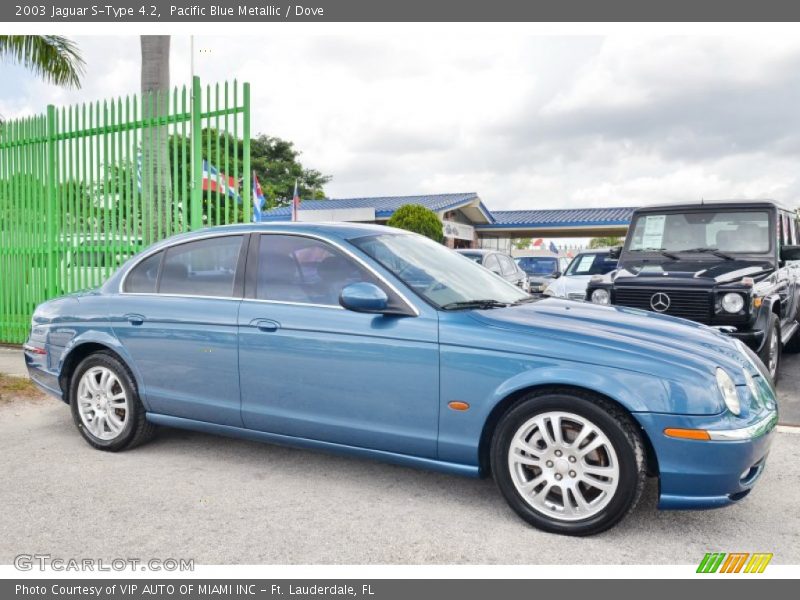 Pacific Blue Metallic / Dove 2003 Jaguar S-Type 4.2
