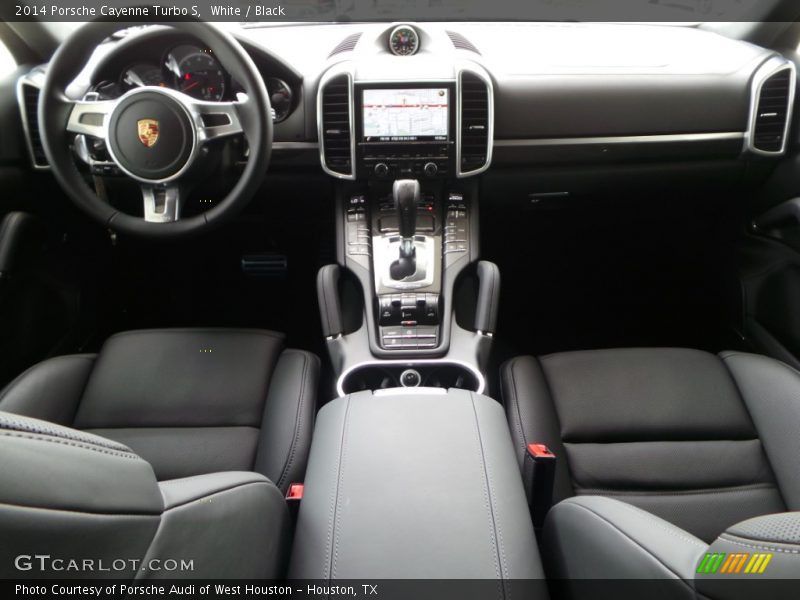 White / Black 2014 Porsche Cayenne Turbo S